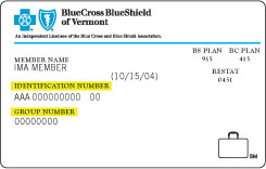 BCBSVT ID Card